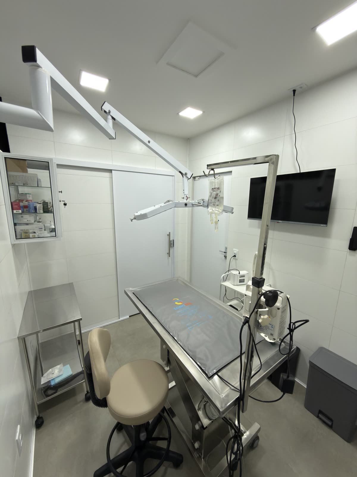 Ambiente de acompanhamento da Vetrium, com equipamento de monitoramento